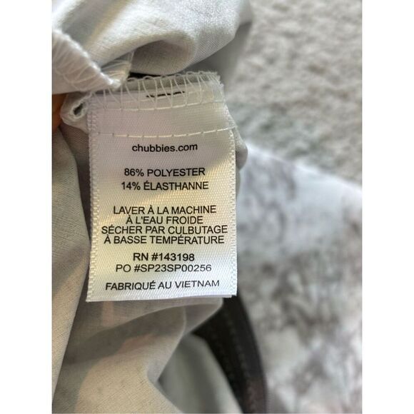 NWOT CHUBBIES in gray static, small $68 C25 - Picture 8 of 10